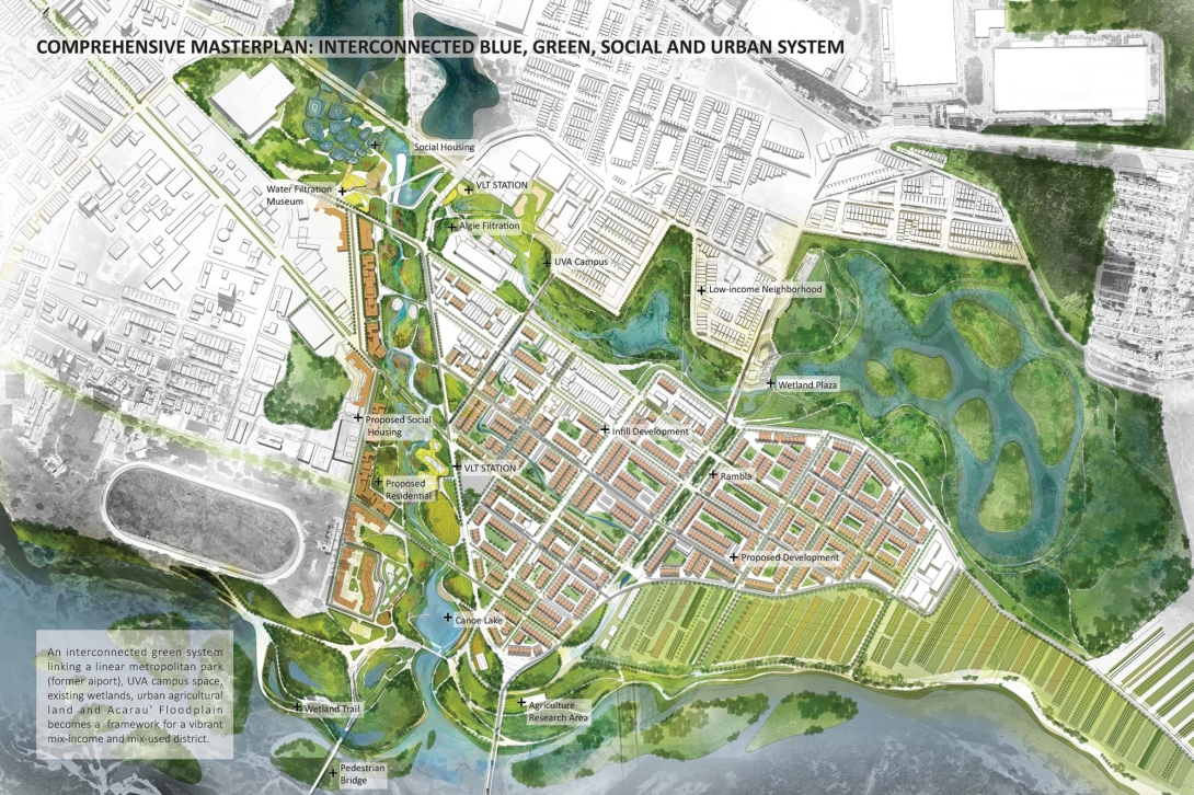 Detailed map of the area