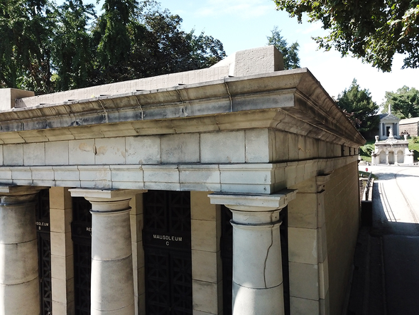 Photo of a mausoleum