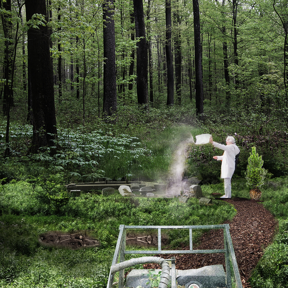 The new burial ritual of mulching, cremains spreading, planting and maintenance