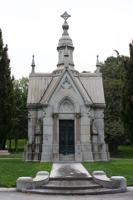 Photo of an old mausoleum