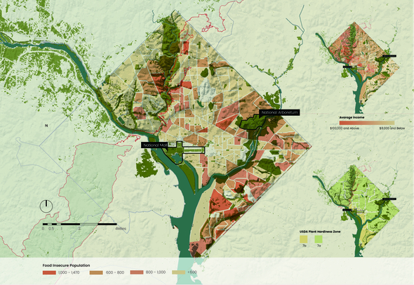 food insecurity around national arboretum