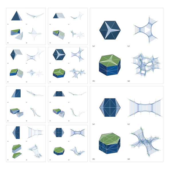 Polyhedral Structure Form and Force Diagram