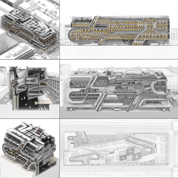 Drawings and Renderings for the UPS CORPORATE HEADQUARTERS & LOGISTICS HUB