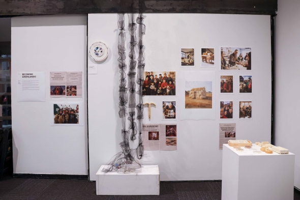 Exhibition layout of Becoming Greenlandic