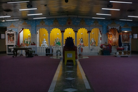 Interior of the original Hindu Temple