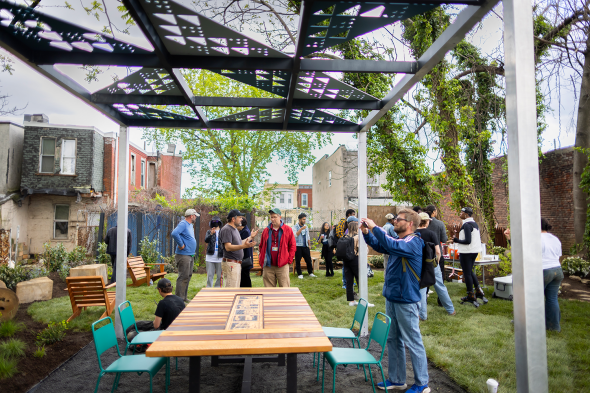 Pergola at Lex Street Garden