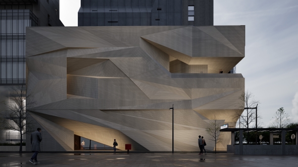 Rendering: Museum Elevation