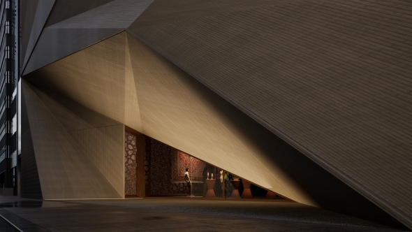 Rendering: Ground Floor Opening