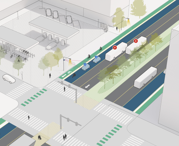Low emission corridors