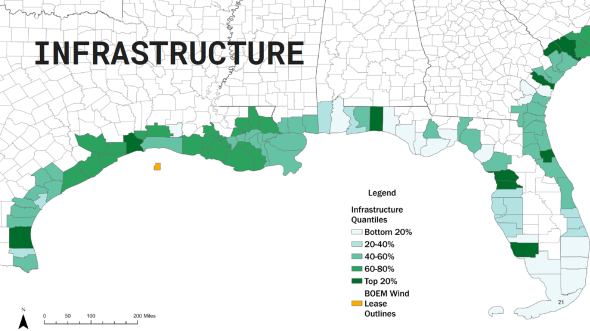 Map with data