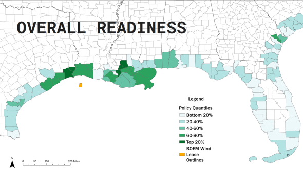 Map with data