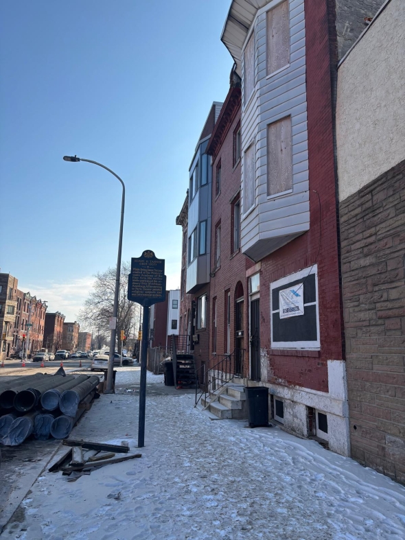 This project began with a house and a sign. The Tanner House stands wizened with age and damaged with use, but never forgotten.