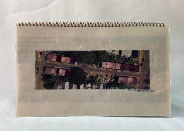 Aerial View of the 2900 Block of Edgley Street in Philadelphia's Strawberry Mansion neighborhood.