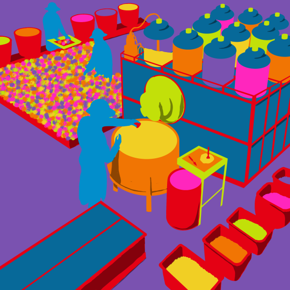Scene from 'The Bloom', A speculative Story set in Tokyo Bay, 2050