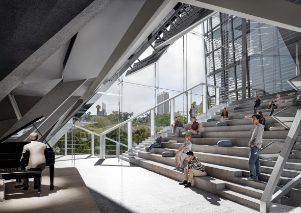 interior rendering of the theater