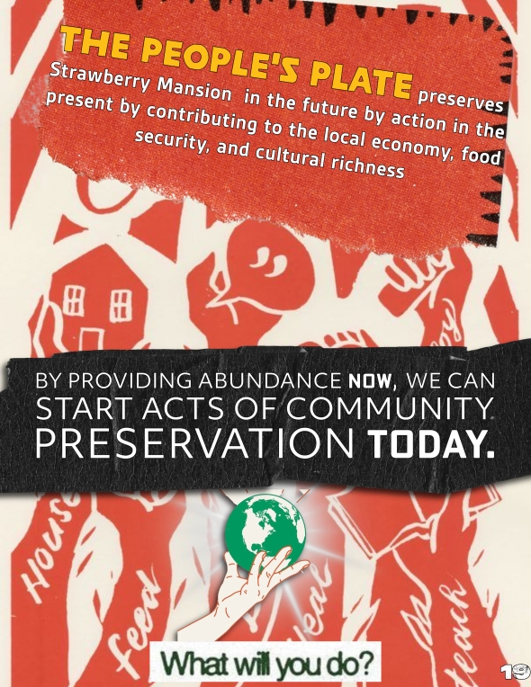 To preserve a community in the long term is by preserving the ability of its existing population to thrive in a place