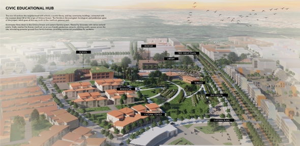 Civic, landscape, and housing programs create vibrant, green public spaces and social amenities on Sobral’s upper terrain.