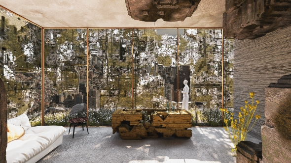 BOGOTA _ A Study of Happiness: Ciudadela La Felicidad (Interior View)