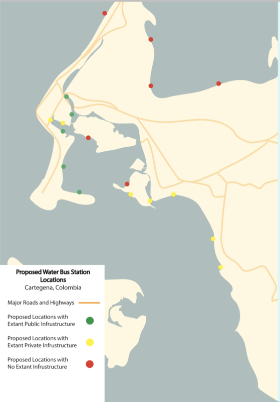 The degree of intervention with which ports could be constructed