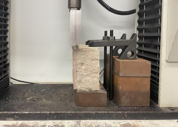 Shear test setup.