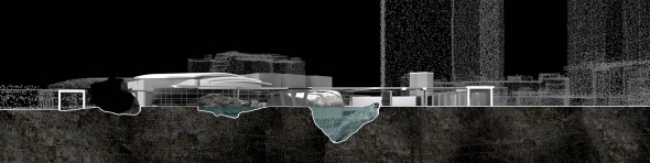North end excavation: performance and bathhouse 