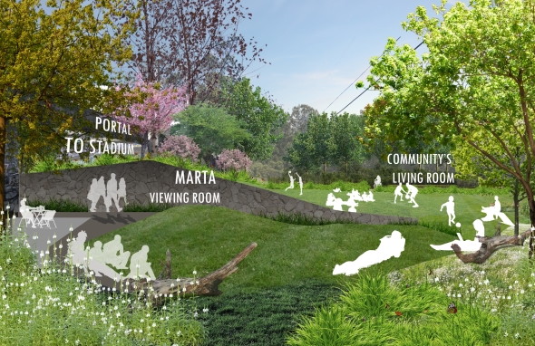 Creating access for the community back into the stadium