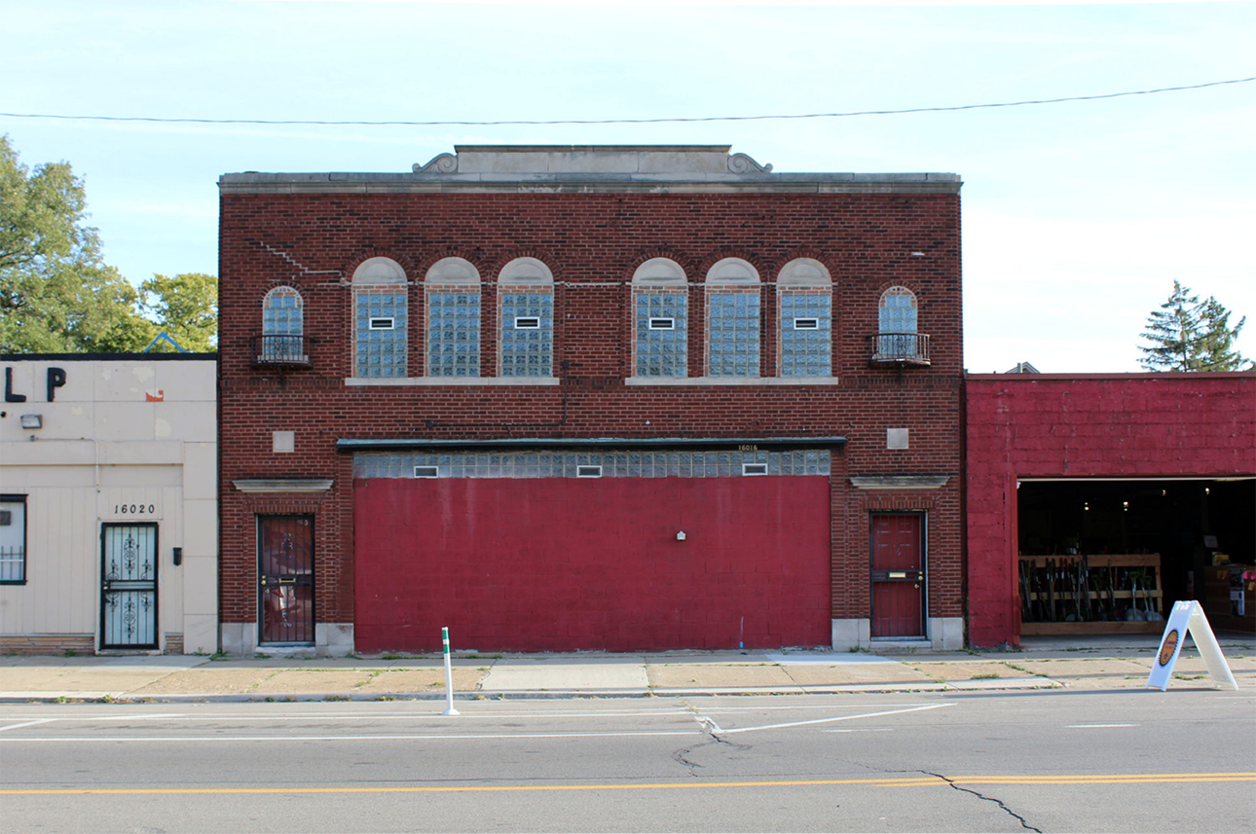 Facade of an abandoned building