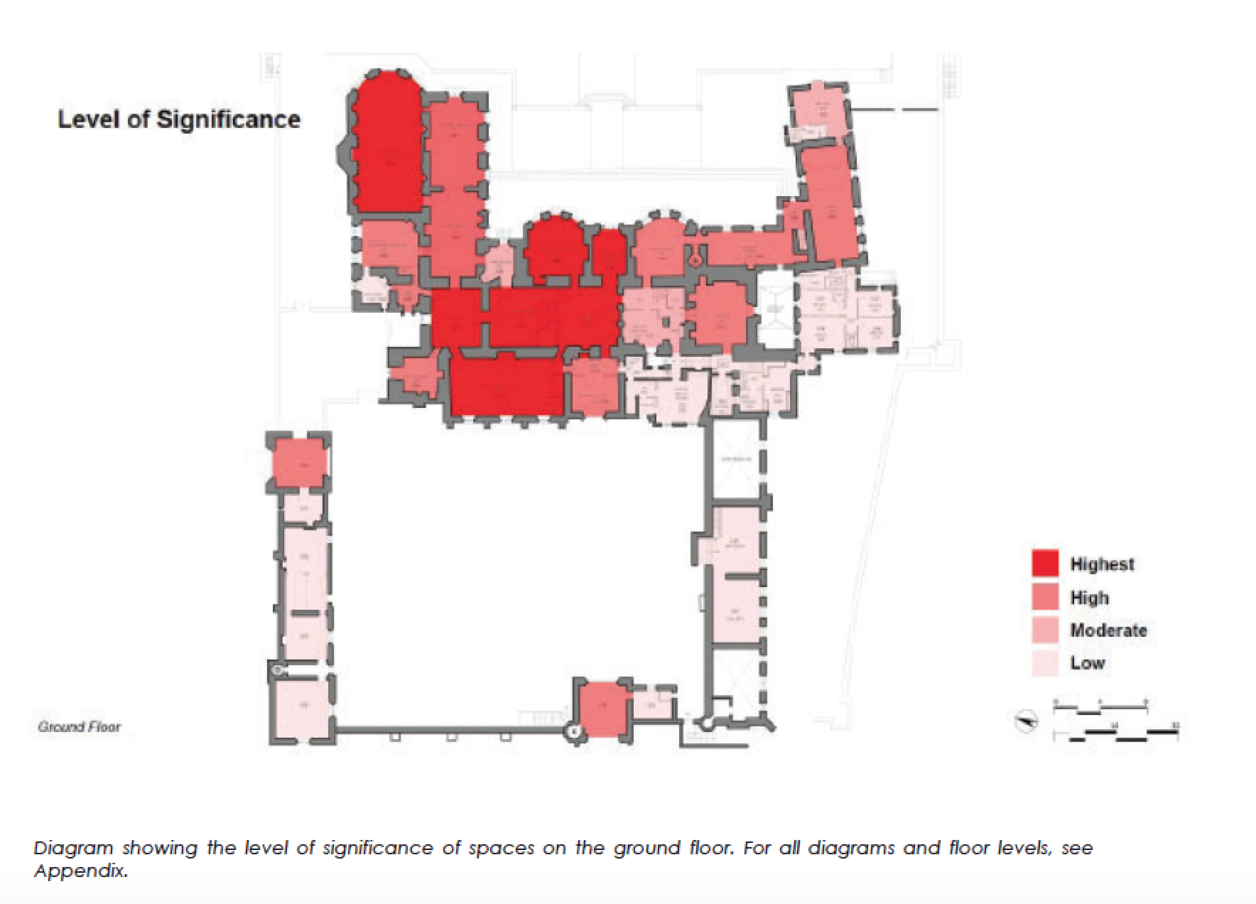 Floorplan of a large house