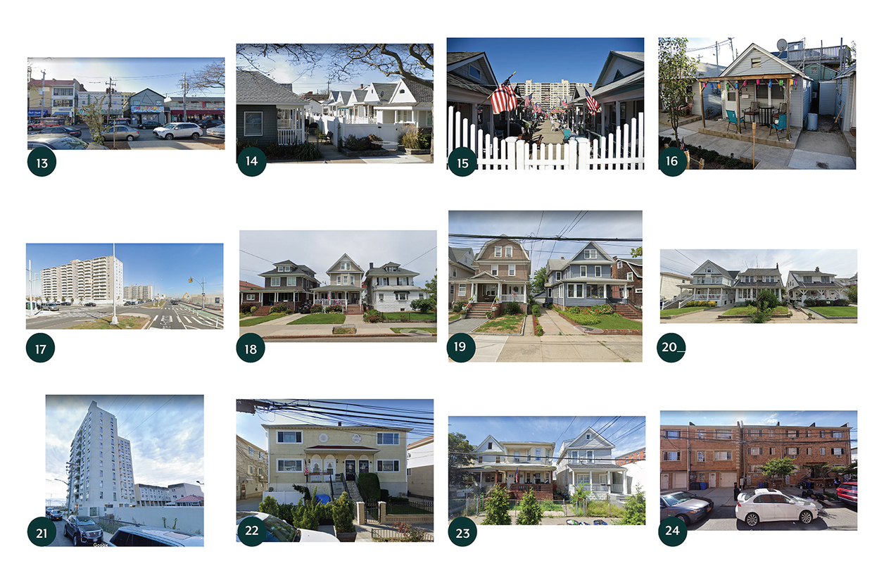 Thumbnail images of houses in Rockaway