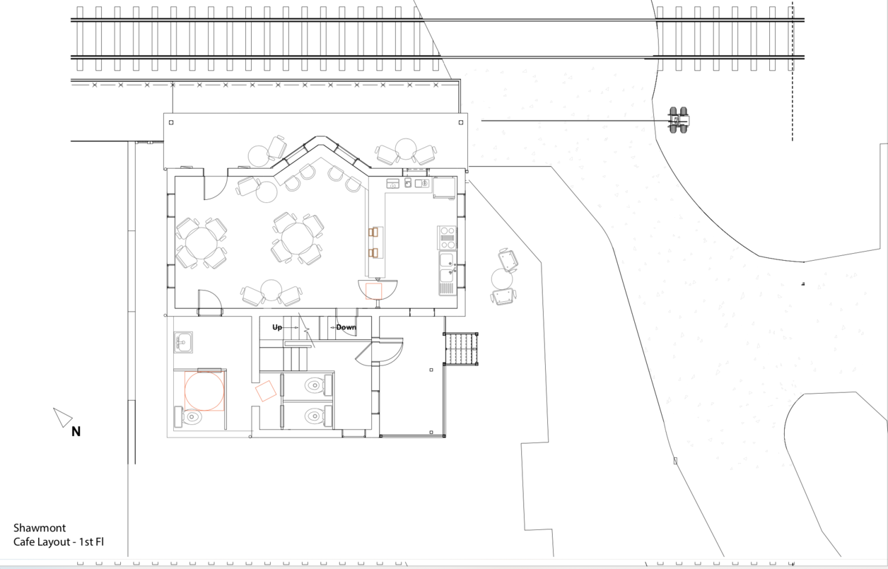 Shawmont Cafe layout