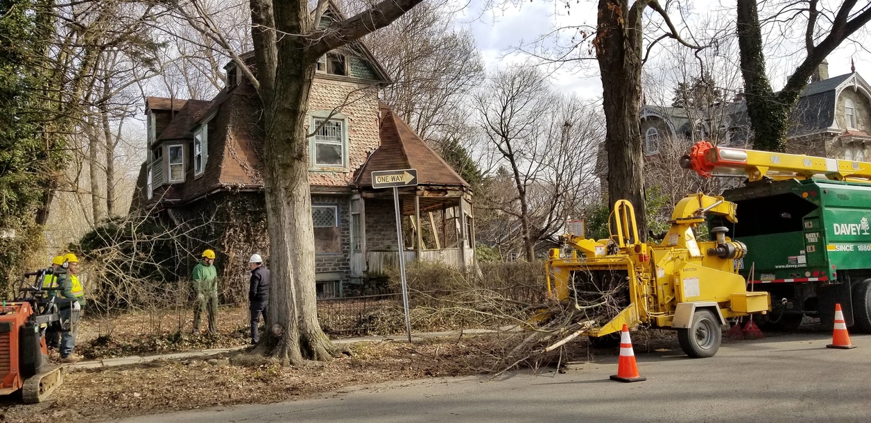 Rehabilitation work underway for 5005 McKean Avenue, Philadelphia. (Source: Scioli Turco)