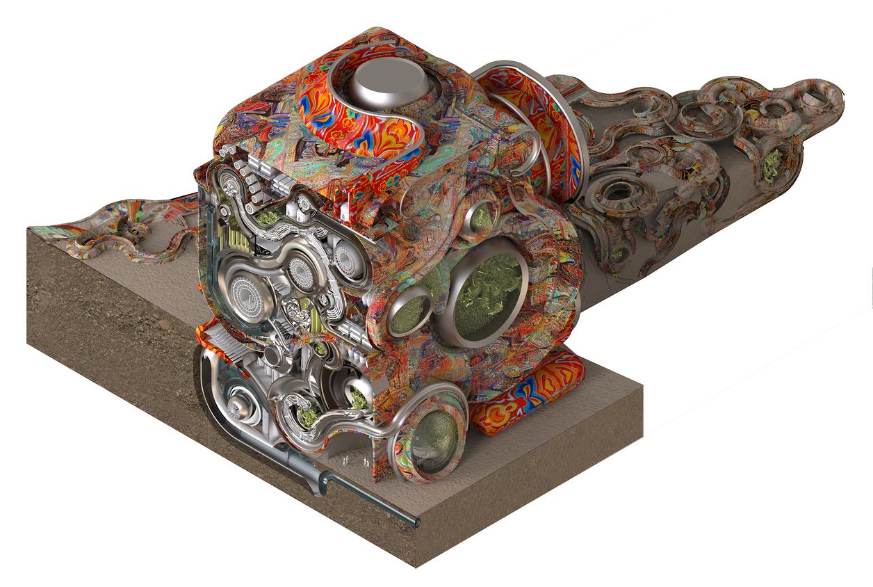 Chunk Model showing Interior Permeability