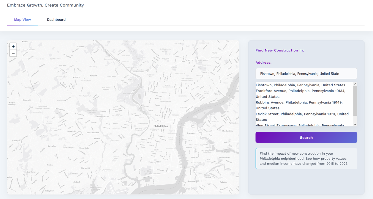 Yimby maps