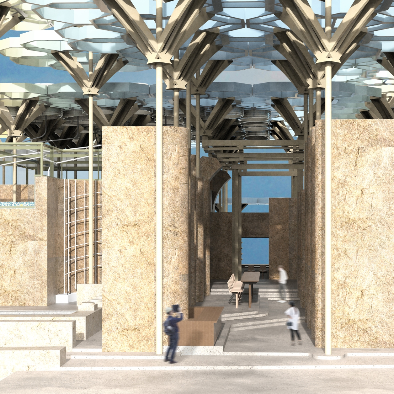 Cafe Exterior Render