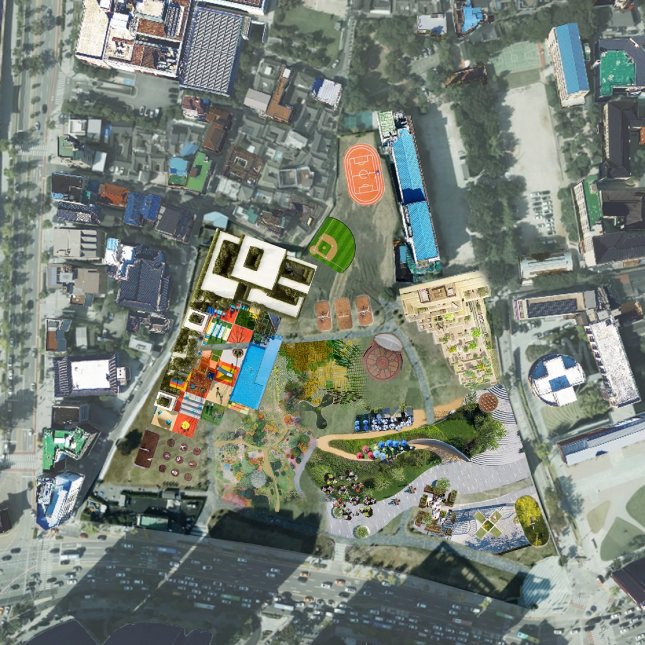 Site Plan Collage