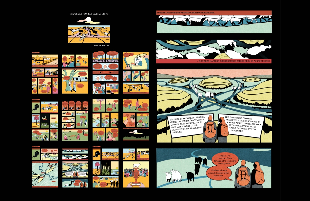 The Great Florida Cattle Drive - Comic Layout